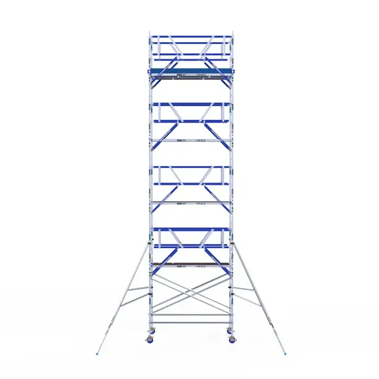 ASC ASC AGS Pro échafaudage roulant 135x190 10,2m HT garde-corps deux côtés