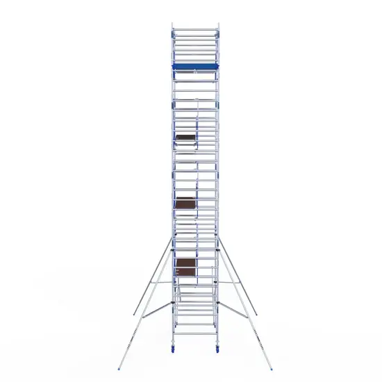 ASC ASC AGS Pro échafaudage roulant 135x190 10,2m HT garde-corps deux côtés