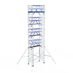 ASC ASC AGS Pro échafaudage roulant 135x190 11,2m HT garde-corps deux côtés