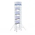 ASC ASC AGS Pro rolling scaffold 135x190 13.2m working height guardrail double-sided