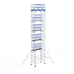 ASC ASC AGS Pro rolling scaffold 135x190 13.2m working height guardrail double-sided