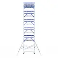 ASC ASC AGS Pro rolling scaffold 135x190 13.2m working height guardrail double-sided