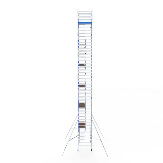 ASC ASC AGS Pro échafaudage roulant 135x190 14,2m HT garde-corps deux côtés
