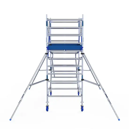 ASC ASC AGS Pro rolsteiger 135x250 4,2m werkhoogte voorloopleuning dubbel