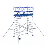 ASC ASC AGS Pro rolsteiger 135x250 5,2m werkhoogte voorloopleuning dubbel