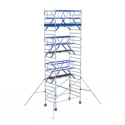 ASC AGS Pro rolling scaffold 135x250 8.2m working height guardrail double-sided