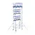 ASC ASC AGS Pro rolsteiger 135x250 9,2m werkhoogte voorloopleuning dubbel