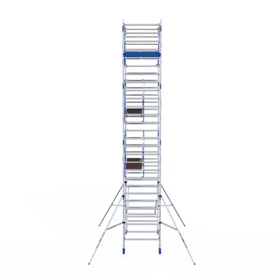 ASC ASC AGS Pro échafaudage roulant 135x250 9,2m HT garde-corps deux côtés