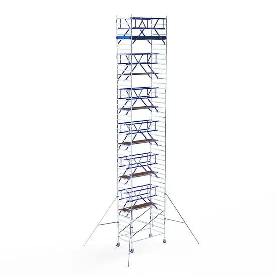 ASC ASC AGS Pro rolsteiger 135x250 14,2m werkhoogte voorloopleuning dubbel