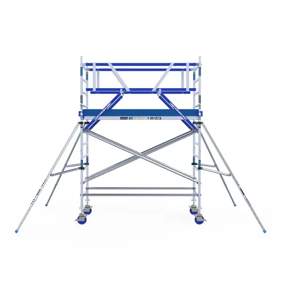 ASC ASC AGS Pro rolsteiger 135x305 4,2m werkhoogte voorloopleuning dubbel