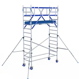 ASC AGS Pro rolling scaffold 135x305 5.2m working height guardrail double-sided