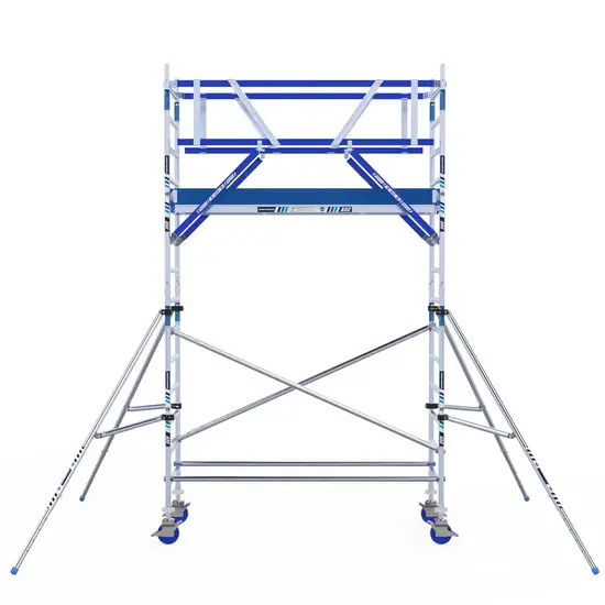 ASC ASC AGS Pro rolling scaffold 135x305 5.2m working height guardrail double-sided