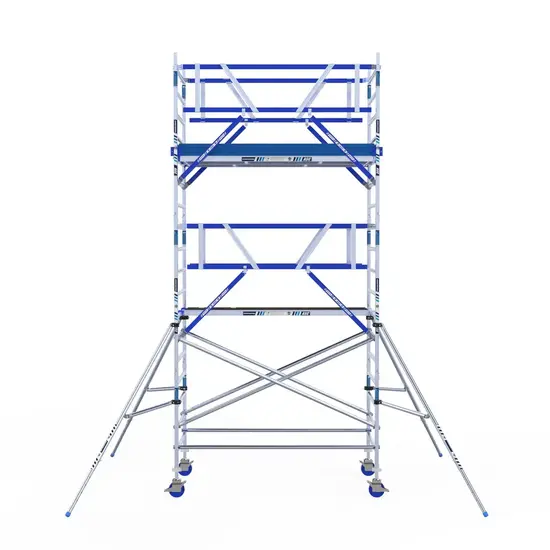 ASC ASC AGS Pro rolsteiger 135x305 6,2m werkhoogte voorloopleuning dubbel