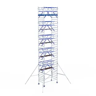 ASC AGS Pro échafaudage roulant 135x305 12,2m HT garde-corps deux côtés