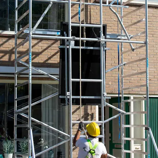 Euroscaffold EuroScaffold élévateur solaire - élévateur d'échafaudage HT 10,20 m