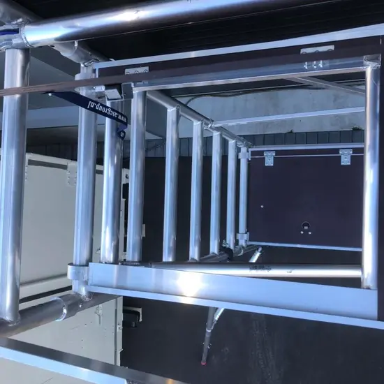 ASC ASC foldable mobile scaffold tower A-Line working height 5.70 m