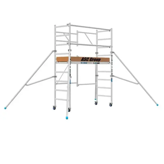 ASC ASC foldable mobile scaffold tower A-Line working height 3.85 m