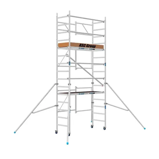 ASC ASC foldable mobile scaffold tower A-Line working height 5.70 m