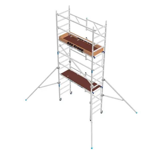ASC ASC foldable mobile scaffold tower A-Line working height 5.70 m