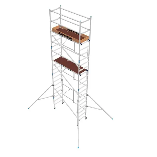 ASC ASC foldable mobile scaffold tower A-Line working height 7.50 m