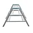 ASC Marchepied de plaquiste ASC 3 marches double accès | Escabeau Aluminium 75 cm