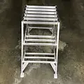 ASC ASC stucadoorstrap 3 treden enkel oploopbaar | Aluminium Montagetrap 75 cm