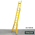 Staltor Échelle fibre de verre 2x8 échelons Staltor TG08 OB | Échelle isolante