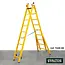 Staltor Échelle fibre de verre 2x12 échelons Staltor TG12 OB | Échelle isolante