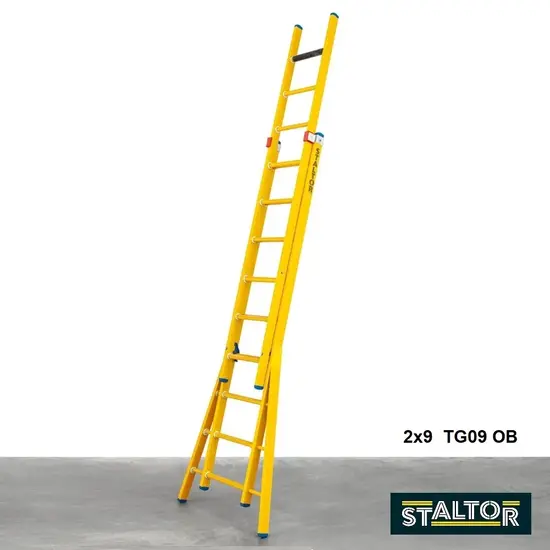 Staltor Staltor kunststof ladder 2x12 sporten TG12 OB