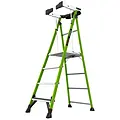 Little Giant Ladders Little Giant Fortress 4 tread | Professional fiberglass ladder with platform