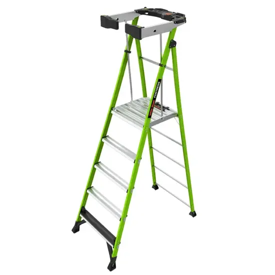 Little Giant Little Giant Fortress fibreglass step ladder 5 tread