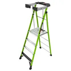 Little Giant Fortress fibreglass step ladder 4 tread