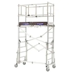 Tubesca X-Tower telescopic scaffold tower working height 4 m