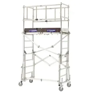 Tubesca X-Tower telescopic scaffold tower working height 4 m