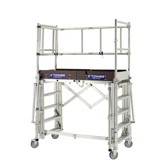 Tubesca - Comabi Tubesca X-Tower telescopic scaffold tower working height 4.8 m