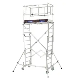 Tubesca X-Tower telescopic scaffold tower working height 4.8 m