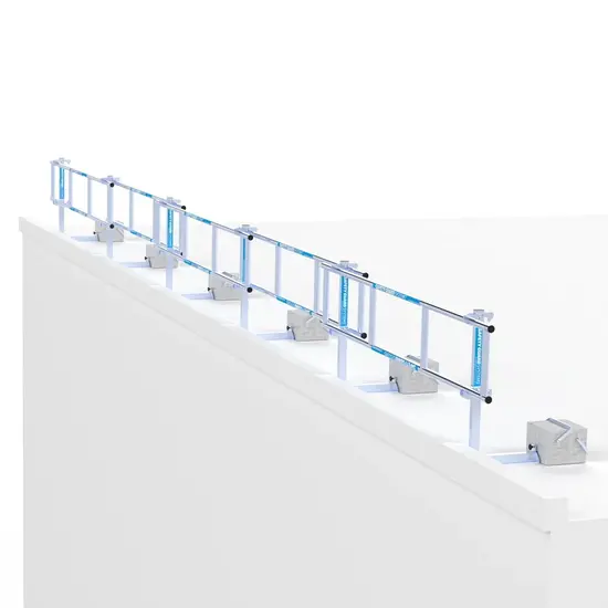 Euroscaffold SGS Slim dakrandbeveiliging plat dak 15 meter