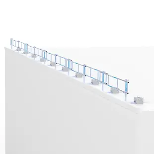 SGS Slim dakrandbeveiliging plat dak 27 meter