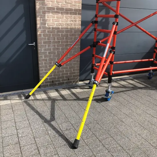 Genex Scaffolds Genex Unitec échafaudage en fibre de verre 75x200 hauteur travail 4 m