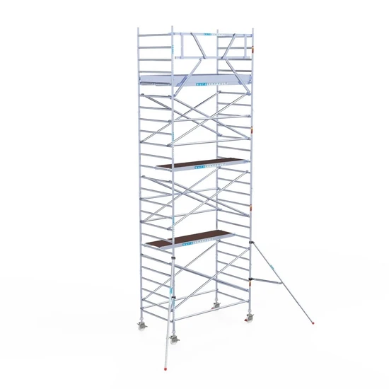 Euroscaffold EuroScaffold PRO rolsteiger 135x250x8 m + afsluitbare aanhanger