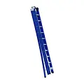 Eurostairs Eurostairs 3-delige reformladder 3x10 sporten uitgebogen blauw