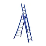 Eurostairs Échelle transformable Eurostairs 3x8 échelons coudée noir | 3 plans & Professionnel