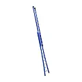 Eurostairs Eurostairs reformladder 2x12 sporten uitgebogen blauw | 2-delig & Professioneel