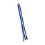 Eurostairs Eurostairs opsteekladder 2x16 sporten uitgebogen blauw | 2-delig & Professioneel