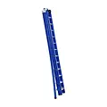 Eurostairs Eurostairs 3 section extension ladder 3x14 rungs curved base blue