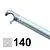 Euroscaffold EuroScaffold scaffolding diagonal brace 140 cm