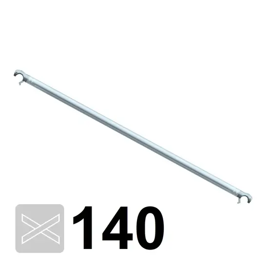 Euroscaffold Echafaudage EuroScaffold entretoise diagonale 140 cm