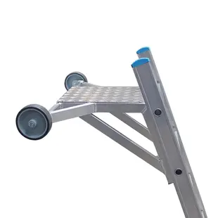 ASC aluminium ladder muurafhouder met traanplaat