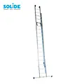 Solide Échelle coulisse à corde Solide 2x16 échelons E16B