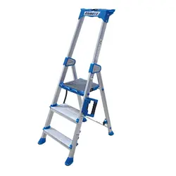 Alumexx Twin Deck huishoudtrap 3 treden